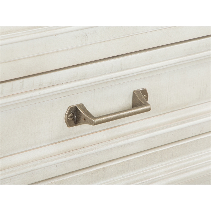 Bowery Hill Pine Veneer Alabaster Cocktail Table Rectangular Lift Top Storage