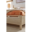 Bowery Hill Transitional Wood Brown Queen Panel Upholstered Bed