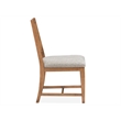 Bowery Hill Transitional Belgian Wheat Upholstered Side Chair Two Pack