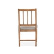 Bowery Hill Transitional Belgian Wheat Upholstered Side Chair Two Pack
