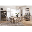 Bowery Hill Transitional Belgian Wheat Upholstered Side Chair Two Pack