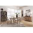 Bowery Hill Transitional Belgian Wheat Upholstered Side Chair Two Pack