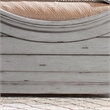 Bowery Hill Modern Transitional Antique Gray Wood Queen Panel Bed