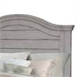 Bowery Hill Modern Transitional Antique Gray Wood Queen Panel Bed