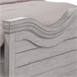 Bowery Hill Modern Transitional Antique Gray Wood Full Size Bed