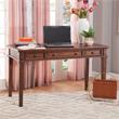 Bowery Hill Traditional Rustic Cherry 50-inch Wood Writing Desk