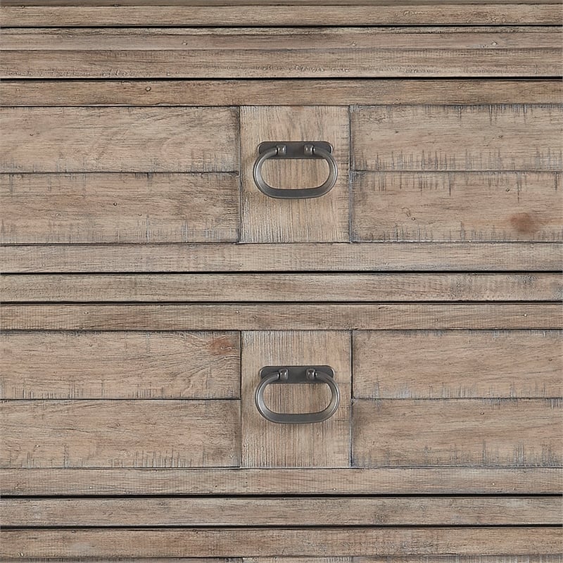 Bowery Hill Beige Antique Sand Wood 5-drawer Farmhouse Style Chest