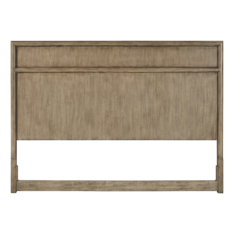 Bowery Hill Modern Transitional King Panel Headboard in Nutmeg