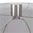 Bowery Hill Ceramic Iron and Fabric Table Lamp in Terracotta Rust Brown