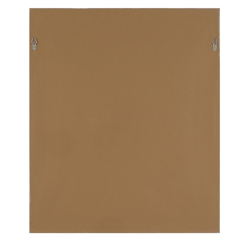 Bowery Hill Wood Paper and Glass Print in Black/Brown/Gold/Gray