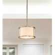 Bowery Hill 1-light Transitional Metal Mini Pendant in Silver Leaf