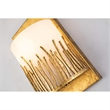 Bowery Hill Transitional 1-light Metal Bath Vanity Light in Gold Leaf