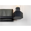 Bowery Hill 2-light Transitional Metal Bath Vanity Light in Black/Gray
