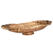 Bowery Hill Modern Transitional Resin Decorative Bowl in Gold Leaf