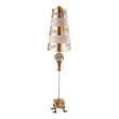 Bowery Hill Modern Transitional Resin Buffet Lamp in Gold/Silver