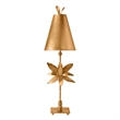 Bowery Hill Modern Transitional Metal Table Lamp in Gold Leaf