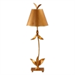 Bowery Hill Modern Transitional Metal Table Lamp in Gold Leaf