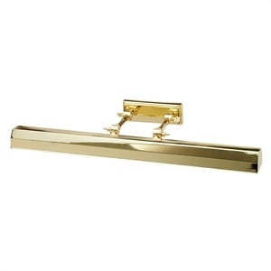 Bowery Hill 1-Light Large Metal Wall Sconce in Polished Brass