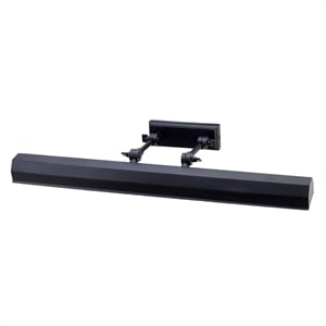 Bowery Hill Transitional 1-Light Large Metal Wall Sconce in Black