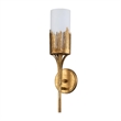 Bowery Hill 1-Light Modern Transitional Metal Wall Sconce in Gold