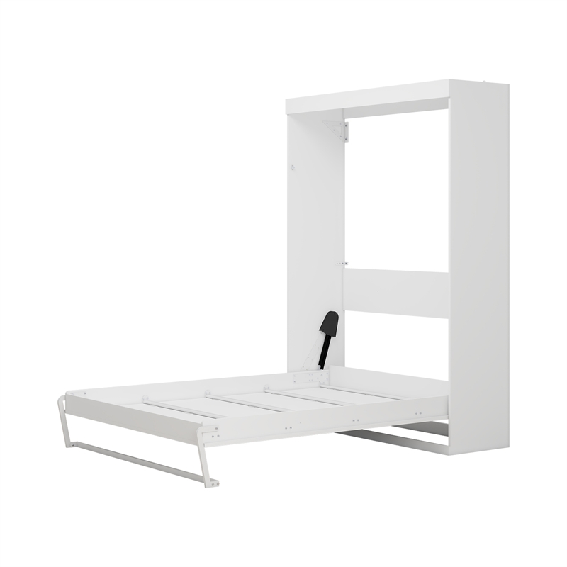 Bowery Hill Modern 65-inch Queen Murphy Bed Sturdy in White