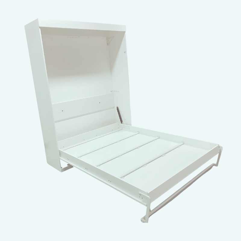 Bowery Hill Modern 65-inch Queen Murphy Bed Sturdy in White