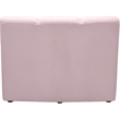 Bowery Hill Contemporary Upholstered Pink Velvet Modular Chair