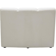 Bowery Hill Contemporary Upholstered Cream Velvet Modular Chair