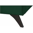 Bowery Hill Contemporary Deep Button Tufted Soft Green Velvet Full Bed