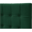 Bowery Hill Contemporary Deep Button Tufted Soft Green Velvet King Bed