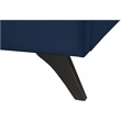 Bowery Hill Contemporary Deep Button Tufted Soft Navy Velvet Full Bed