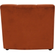 Bowery Hill Contemporary Cognac Velvet Upholstered Modular Chair