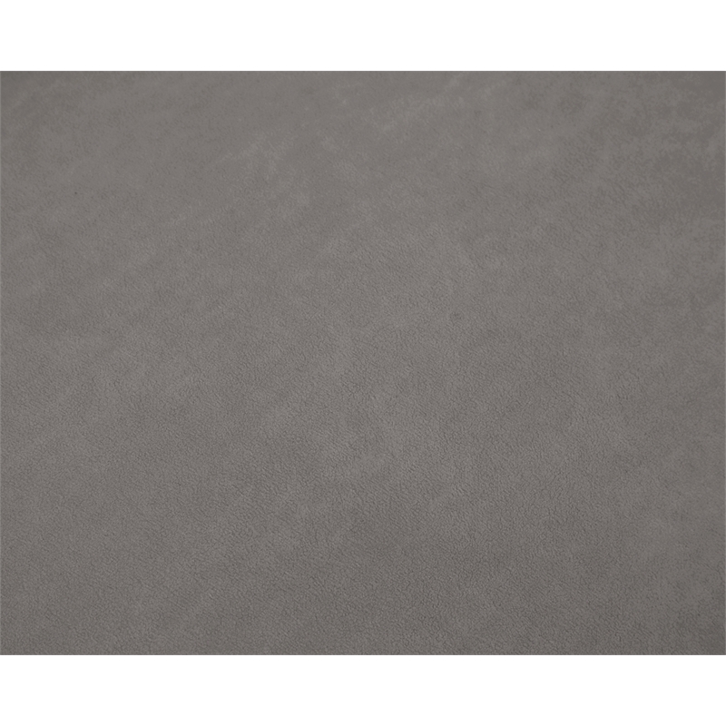 Bowery Hill Contemporary Gray Velvet Modular 2 Piece Armless Loveseat