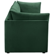 Bowery Hill Contemporary Deep Channel Tufted Soft Green Velvet Modular Sofa