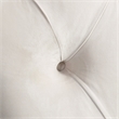 Bowery Hill Contemporary Deep Button Tufted Soft Cream Velvet King Bed