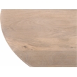 Bowery Hill Modern / Contemporary Solid Mango Wood Natural Dining Table