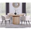Bowery Hill Modern / Contemporary Solid Mango Wood Natural Dining Table