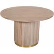Bowery Hill Modern / Contemporary Solid Mango Wood Natural Dining Table
