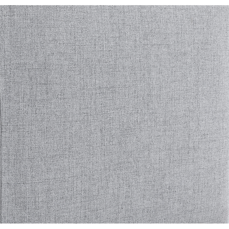 Bowery Hill Contemporary Upholstered Grey Durable Linen Modular Sofa