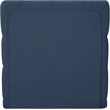 Bowery Hill Contemporary Deep Button Tufted Soft Navy Velvet Armless Chair