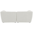 Bowery Hill Contemporary Upholstered Cream Durable Linen Textured Modular Sofa