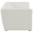 Bowery Hill Contemporary Upholstered Cream Durable Linen Textured Modular Sofa