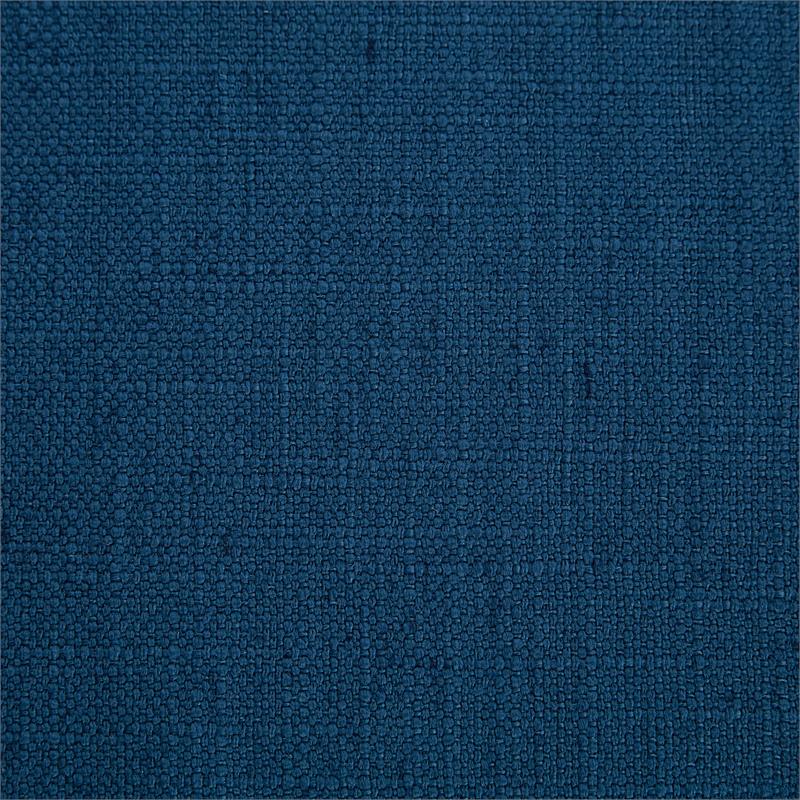 Bowery Hill Contemporary Navy Linen Textured Fabric King Bed