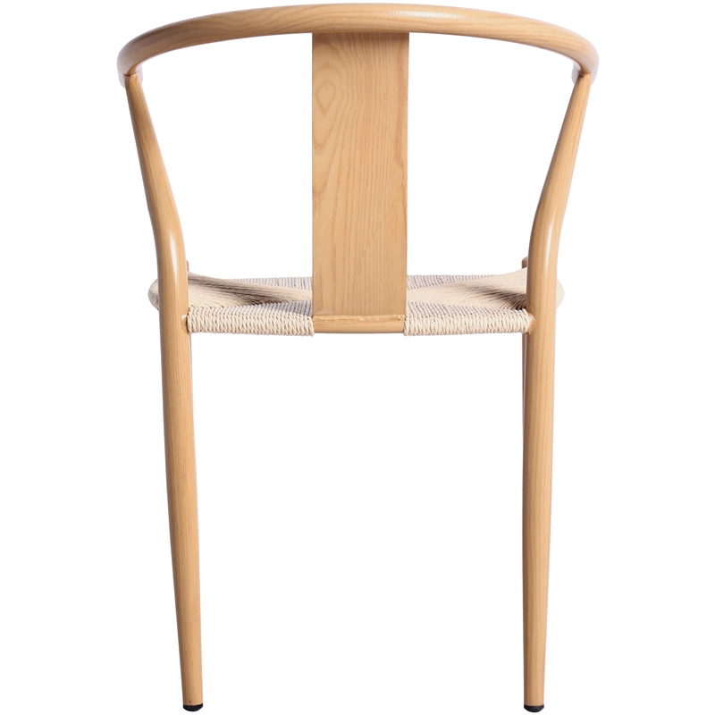 Bowery Hill Modern / Contemporary Beige Hand Woven Rope Dining Chair