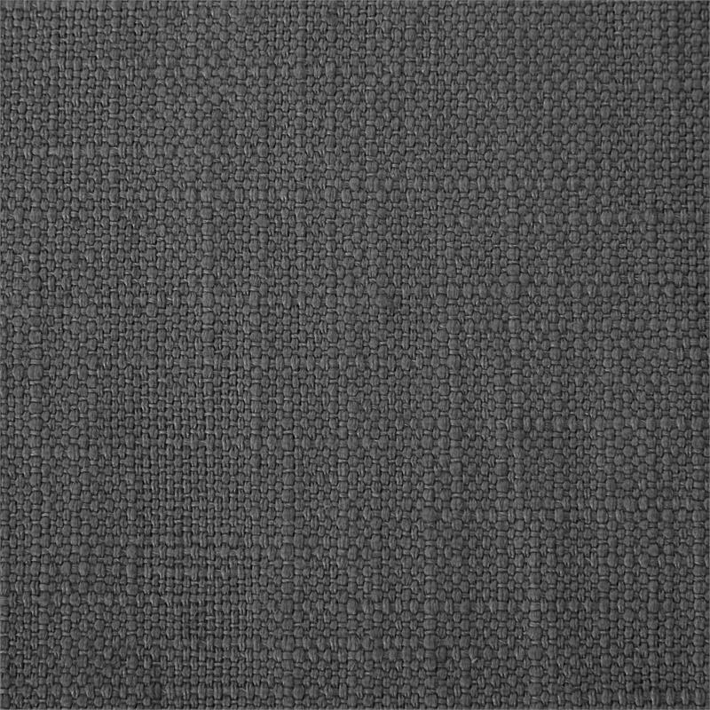Bowery Hill Contemporary Grey Linen Textured Fabric Full Bed