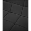 Bowery Hill Contemporary Biscuit Tufted Soft Black Velvet Modular Sofa