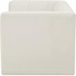 Bowery Hill Contemporary Biscuit Tufted Soft Cream Velvet Modular Sofa