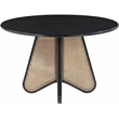 Bowery Hill Modern / Contemporary Solid Wood Black Dining Table