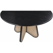 Bowery Hill Modern / Contemporary Solid Wood Black Dining Table