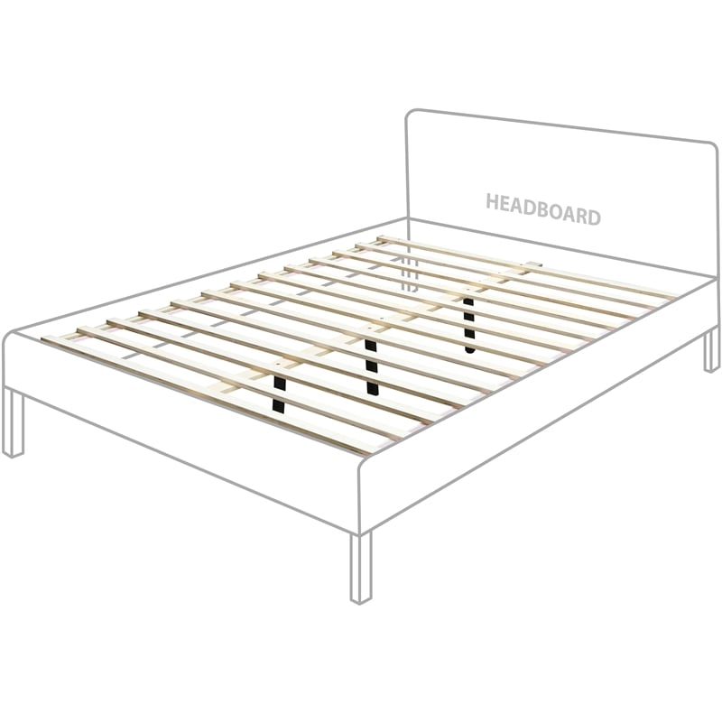 Bowery Hill Modern / Contemporary Solid Ash Wood White Full Bed